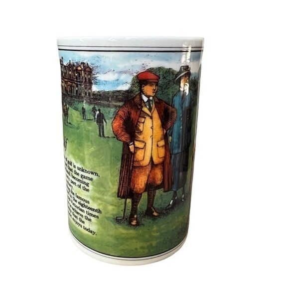 Vintage Dunoon Golf Stoneware Mug made in Scotland - Picture 3 of 7